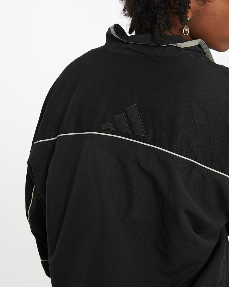 Vintage 90s Adidas Windbreaker Jacket <br>L , The Real Deal , newtown, sydney, australia, thrift store, opshop, preloved, secondhand, sustainable, retro, antique, 70s, 80s, 90s, 2000s, 00s, fashion, clothing, streetwear, trendy, garment, style, boutique, store, shop, archive, sale, cheap, best, top