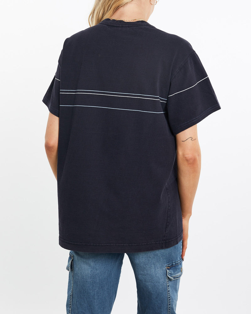 Vintage, Quiksilver, Surf, Tee, The Real Deal, size medium, colour Navy, newtown, sydney, australia, thrift store, opshop, preloved, secondhand, sustainable, retro, antique, 70s, 80s, 90s, 2000s, 00s, fashion, clothing, streetwear, trendy, garment, style, boutique, store, shop, archive, sale, cheap, best, top, T-Shirts