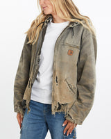 Vintage, Carhartt, Active', Jacket, The Real Deal, size medium, colour Grey, newtown, sydney, australia, thrift store, opshop, preloved, secondhand, sustainable, retro, antique, 70s, 80s, 90s, 2000s, 00s, fashion, clothing, streetwear, trendy, garment, style, boutique, store, shop, archive, sale, cheap, best, top, Jackets