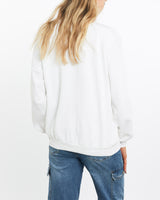 Vintage, 1992, Barcelona, Olympics, Sweatshirt, The Real Deal, size medium, colour White, newtown, sydney, australia, thrift store, opshop, preloved, secondhand, sustainable, retro, antique, 70s, 80s, 90s, 2000s, 00s, fashion, clothing, streetwear, trendy, garment, style, boutique, store, shop, archive, sale, cheap, best, top, Sweats and hoodies