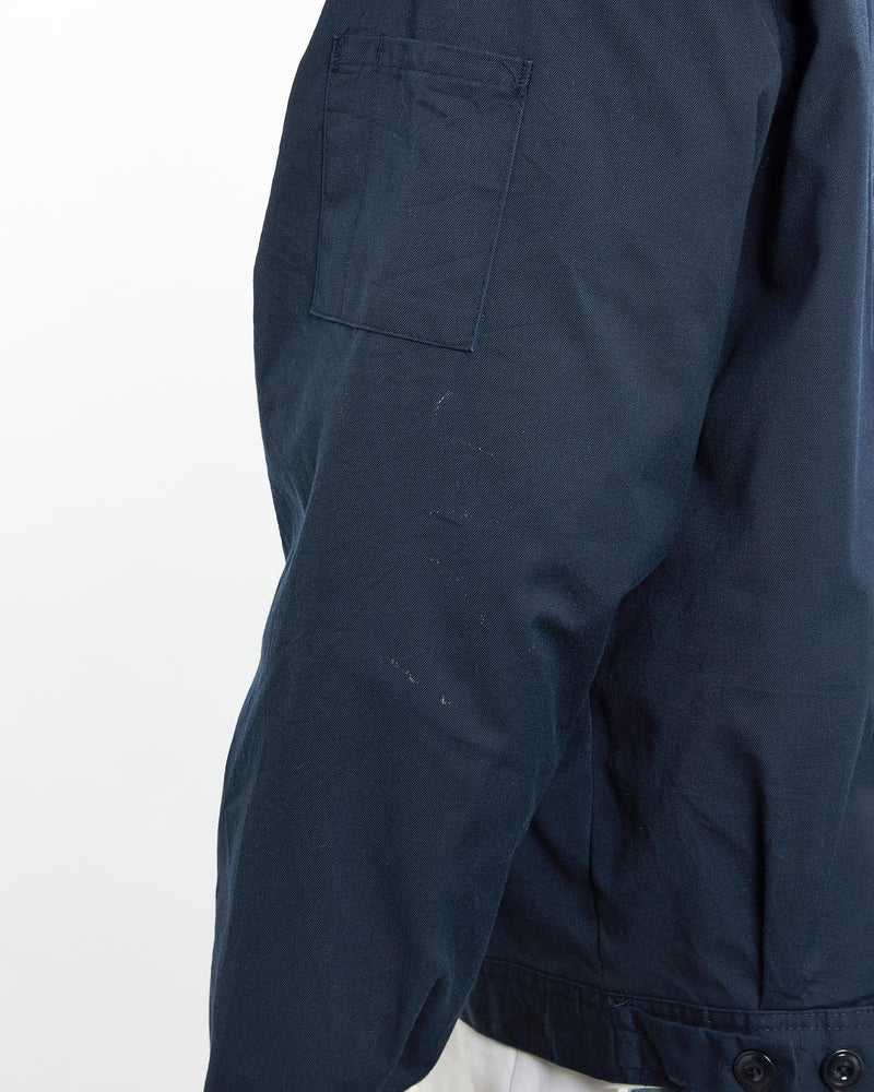 Vintage, Mechanic, Jacket, The Real Deal, size extra large, colour Blue, newtown, sydney, australia, thrift store, opshop, preloved, secondhand, sustainable, retro, antique, 70s, 80s, 90s, 2000s, 00s, fashion, clothing, streetwear, trendy, garment, style, boutique, store, shop, archive, sale, cheap, best, top, Jackets