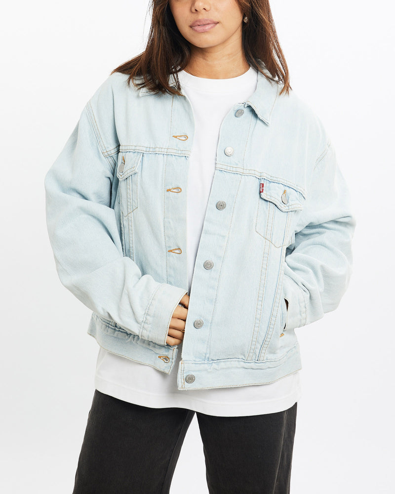 Vintage, Levi's, Denim, Jacket, The Real Deal, size extra small, colour Black, newtown, sydney, australia, thrift store, opshop, preloved, secondhand, sustainable, retro, antique, 70s, 80s, 90s, 2000s, 00s, fashion, clothing, streetwear, trendy, garment, style, boutique, store, shop, archive, sale, cheap, best, top, Jackets