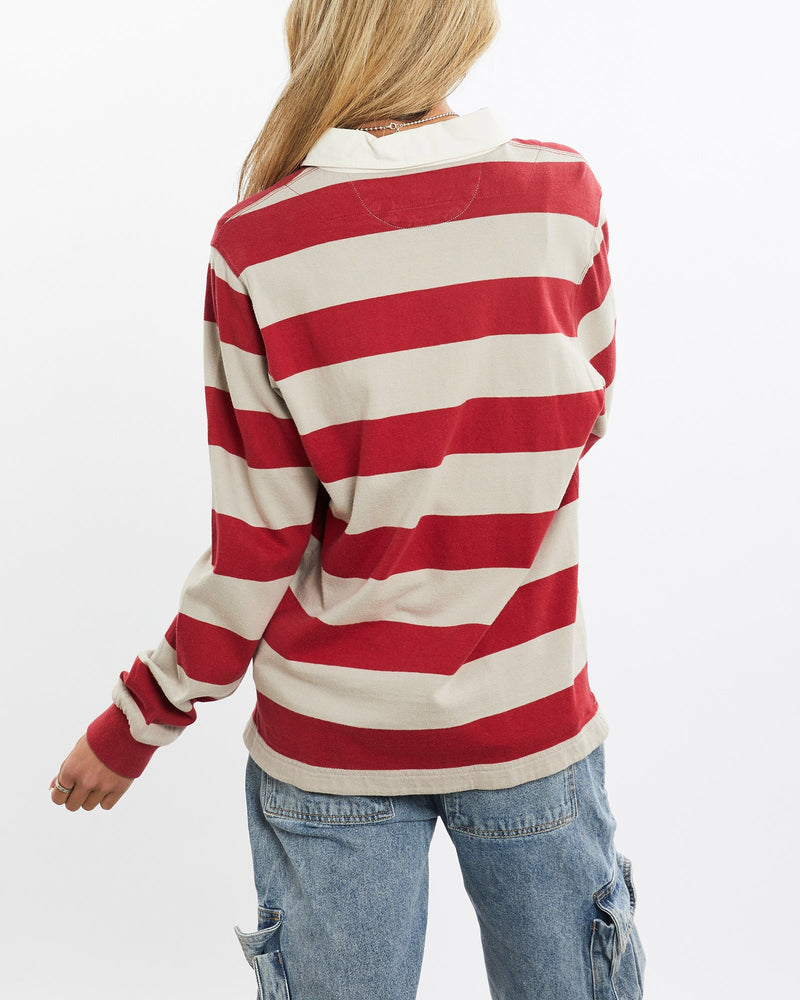 Vintage, Burberry, Rugby, Shirt, The Real Deal, size small, colour Red, newtown, sydney, australia, thrift store, opshop, preloved, secondhand, sustainable, retro, antique, 70s, 80s, 90s, 2000s, 00s, fashion, clothing, streetwear, trendy, garment, style, boutique, store, shop, archive, sale, cheap, best, top, Shirts