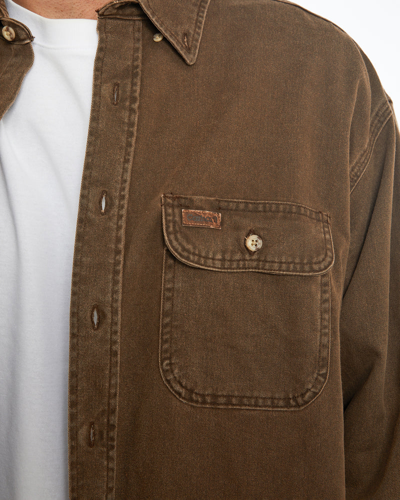 Vintage Carhartt Button Up Shirt <br>XXL , The Real Deal , newtown, sydney, australia, thrift store, opshop, preloved, secondhand, sustainable, retro, antique, 70s, 80s, 90s, 2000s, 00s, fashion, clothing, streetwear, trendy, garment, style, boutique, store, shop, archive, sale, cheap, best, top