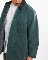 Vintage, Dickies, Blanket, Lined, Jacket, The Real Deal, size large, colour Green, newtown, sydney, australia, thrift store, opshop, preloved, secondhand, sustainable, retro, antique, 70s, 80s, 90s, 2000s, 00s, fashion, clothing, streetwear, trendy, garment, style, boutique, store, shop, archive, sale, cheap, best, top, Jackets