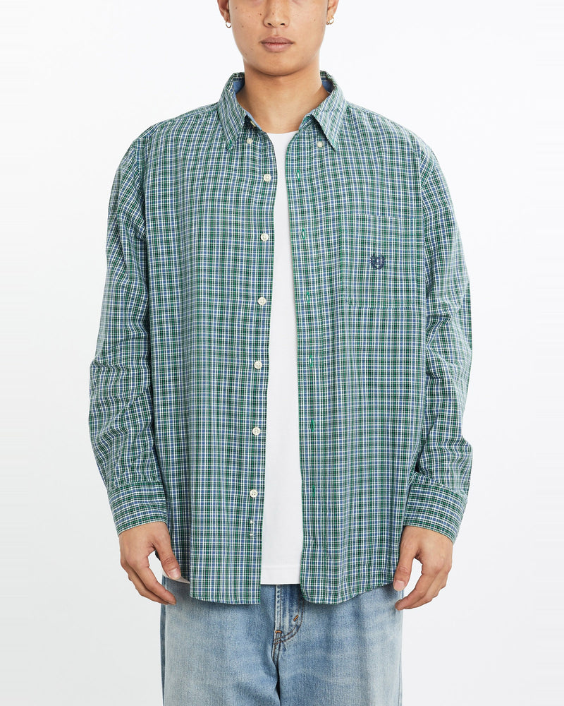 Vintage, 90s, Chaps, Ralph, Lauren, Button, Up, Shirt, The Real Deal, size large, colour Multicolour, newtown, sydney, australia, thrift store, opshop, preloved, secondhand, sustainable, retro, antique, 70s, 80s, 90s, 2000s, 00s, fashion, clothing, streetwear, trendy, garment, style, boutique, store, shop, archive, sale, cheap, best, top, Shirts