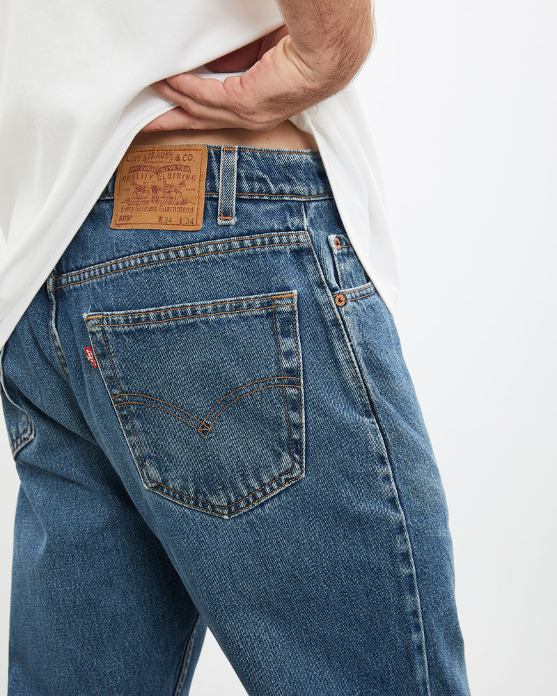 Vintage Levi's 505 Denim Jeans <br>34"