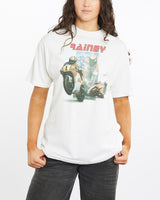Vintage, 1993, Wayne, Rainey, MotoGT, Racing, Tee, The Real Deal, size medium, colour White, newtown, sydney, australia, thrift store, opshop, preloved, secondhand, sustainable, retro, antique, 70s, 80s, 90s, 2000s, 00s, fashion, clothing, streetwear, trendy, garment, style, boutique, store, shop, archive, sale, cheap, best, top, T-Shirts