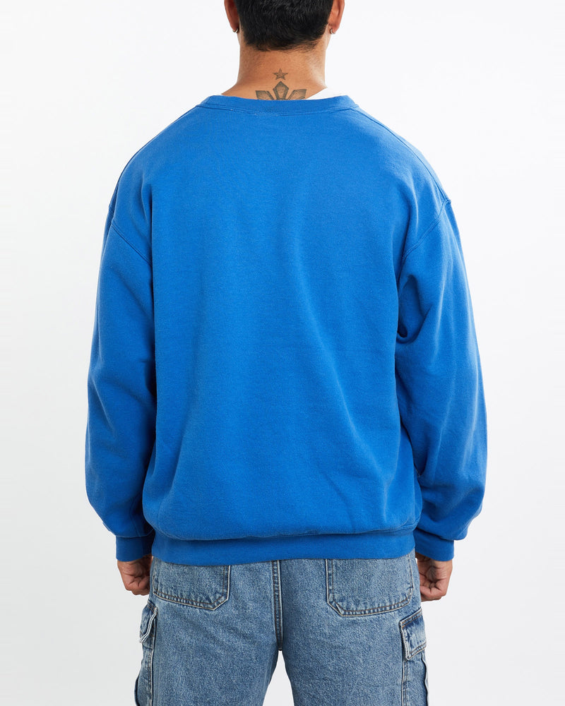 Vintage, Nike, Sweatshirt, The Real Deal, size extra large, colour Blue, newtown, sydney, australia, thrift store, opshop, preloved, secondhand, sustainable, retro, antique, 70s, 80s, 90s, 2000s, 00s, fashion, clothing, streetwear, trendy, garment, style, boutique, store, shop, archive, sale, cheap, best, top, Sweats and hoodies