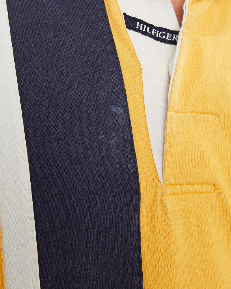 Vintage, 90s, Tommy, Hilfiger, Rugby, Shirt, The Real Deal, size large, colour Multicolour, newtown, sydney, australia, thrift store, opshop, preloved, secondhand, sustainable, retro, antique, 70s, 80s, 90s, 2000s, 00s, fashion, clothing, streetwear, trendy, garment, style, boutique, store, shop, archive, sale, cheap, best, top, Shirts