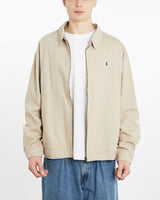 Vintage, 90s, Polo, Ralph, Lauren, Harrington, Jacket, The Real Deal, size extra large, colour Beige, newtown, sydney, australia, thrift store, opshop, preloved, secondhand, sustainable, retro, antique, 70s, 80s, 90s, 2000s, 00s, fashion, clothing, streetwear, trendy, garment, style, boutique, store, shop, archive, sale, cheap, best, top, Jackets