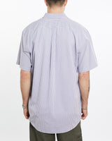 Vintage, 90s, Polo, Ralph, Lauren, Short, Sleeve, Button, Up, Shirt, The Real Deal, size extra large, colour Purple, newtown, sydney, australia, thrift store, opshop, preloved, secondhand, sustainable, retro, antique, 70s, 80s, 90s, 2000s, 00s, fashion, clothing, streetwear, trendy, garment, style, boutique, store, shop, archive, sale, cheap, best, top, Shirts