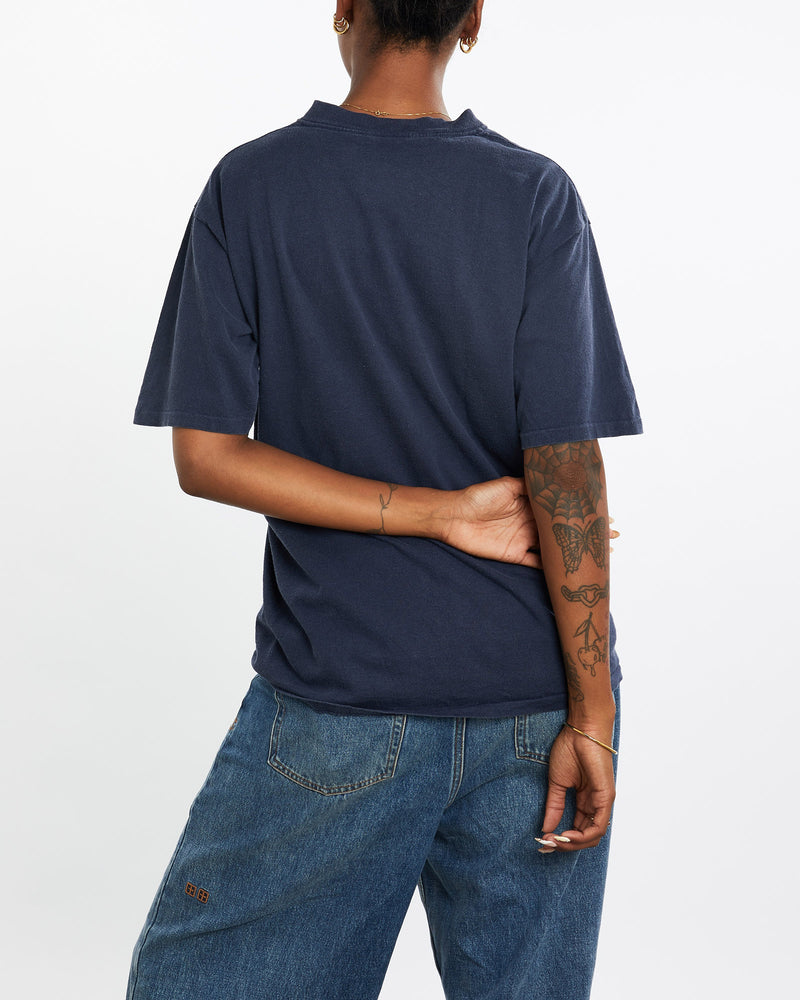 Vintage, 90s, NFL, Houston, Texans, Tee, The Real Deal, size medium, colour Navy, newtown, sydney, australia, thrift store, opshop, preloved, secondhand, sustainable, retro, antique, 70s, 80s, 90s, 2000s, 00s, fashion, clothing, streetwear, trendy, garment, style, boutique, store, shop, archive, sale, cheap, best, top, T-Shirts