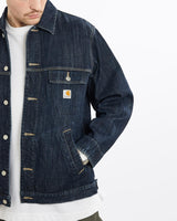 Vintage, Carhartt, Denim, Jacket, The Real Deal, size large, colour Navy, newtown, sydney, australia, thrift store, opshop, preloved, secondhand, sustainable, retro, antique, 70s, 80s, 90s, 2000s, 00s, fashion, clothing, streetwear, trendy, garment, style, boutique, store, shop, archive, sale, cheap, best, top, Jackets