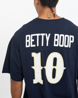 Vintage Betty Boop Hartford Colonials Football Tee <br>XL , The Real Deal , newtown, sydney, australia, thrift store, opshop, preloved, secondhand, sustainable, retro, antique, 70s, 80s, 90s, 2000s, 00s, fashion, clothing, streetwear, trendy, garment, style, boutique, store, shop, archive, sale, cheap, best, top