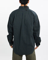 Vintage, 90s, Tommy, Hilfiger, Button, Up, Shirt, The Real Deal, size extra large, colour Navy, newtown, sydney, australia, thrift store, opshop, preloved, secondhand, sustainable, retro, antique, 70s, 80s, 90s, 2000s, 00s, fashion, clothing, streetwear, trendy, garment, style, boutique, store, shop, archive, sale, cheap, best, top, Shirts