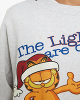 Vintage 90s Garfield Christmas Sweatshirt <br>L , The Real Deal , newtown, sydney, australia, thrift store, opshop, preloved, secondhand, sustainable, retro, antique, 70s, 80s, 90s, 2000s, 00s, fashion, clothing, streetwear, trendy, garment, style, boutique, store, shop, archive, sale, cheap, best, top