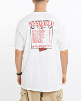 Vintage, World, Series, Baseball, Tee, The Real Deal, size large, colour White, newtown, sydney, australia, thrift store, opshop, preloved, secondhand, sustainable, retro, antique, 70s, 80s, 90s, 2000s, 00s, fashion, clothing, streetwear, trendy, garment, style, boutique, store, shop, archive, sale, cheap, best, top, T-Shirts