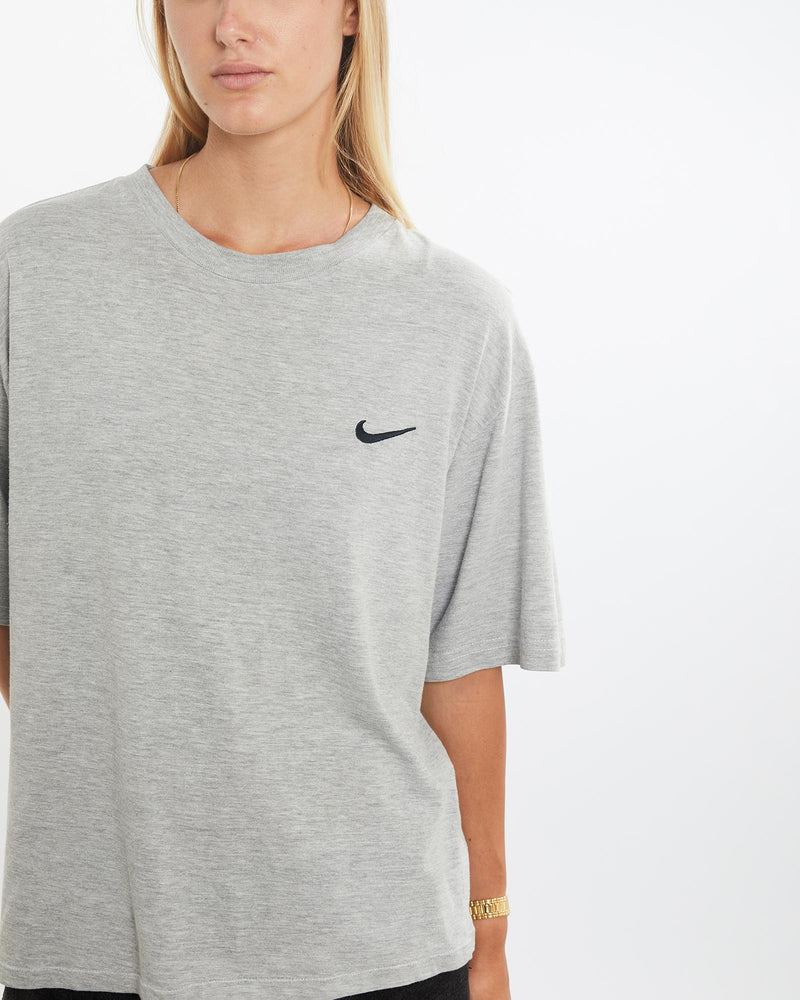 Vintage, 90s, Nike, Tee, The Real Deal, size medium, colour Grey, newtown, sydney, australia, thrift store, opshop, preloved, secondhand, sustainable, retro, antique, 70s, 80s, 90s, 2000s, 00s, fashion, clothing, streetwear, trendy, garment, style, boutique, store, shop, archive, sale, cheap, best, top, T-Shirts