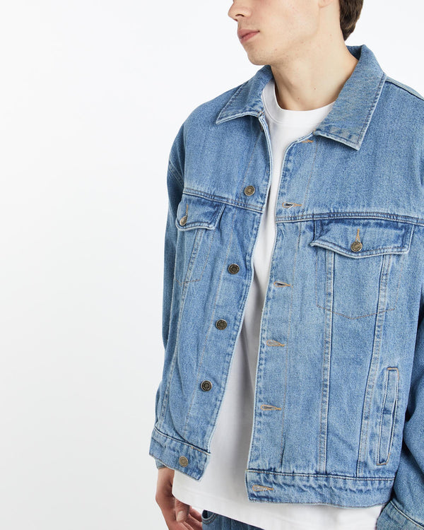 Vintage, Wrangler, Blanket, Lined, Denim, Jacket, The Real Deal, size extra large, colour Blue, newtown, sydney, australia, thrift store, opshop, preloved, secondhand, sustainable, retro, antique, 70s, 80s, 90s, 2000s, 00s, fashion, clothing, streetwear, trendy, garment, style, boutique, store, shop, archive, sale, cheap, best, top, Jackets