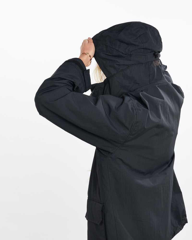 Vintage, 90s, Helly, Hansen, Windbreaker, Jacket, The Real Deal, size small, colour Black, newtown, sydney, australia, thrift store, opshop, preloved, secondhand, sustainable, retro, antique, 70s, 80s, 90s, 2000s, 00s, fashion, clothing, streetwear, trendy, garment, style, boutique, store, shop, archive, sale, cheap, best, top, Jackets