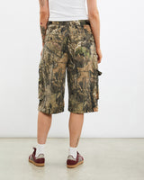 Vintage, Mossy, Oak, Realtree, Camo, Cargo, Shorts, The Real Deal, size 31", colour Green, newtown, sydney, australia, thrift store, opshop, preloved, secondhand, sustainable, retro, antique, 70s, 80s, 90s, 2000s, 00s, fashion, clothing, streetwear, trendy, garment, style, boutique, store, shop, archive, sale, cheap, best, top, Shorts