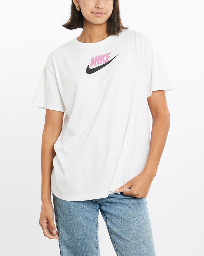 Vintage, Nike, Tee, The Real Deal, size small, colour White, newtown, sydney, australia, thrift store, opshop, preloved, secondhand, sustainable, retro, antique, 70s, 80s, 90s, 2000s, 00s, fashion, clothing, streetwear, trendy, garment, style, boutique, store, shop, archive, sale, cheap, best, top, T-Shirts