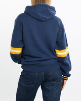 Vintage, NHL, St., Louis, Blues, Hooded, Sweatshirt, The Real Deal, size medium, colour Navy, newtown, sydney, australia, thrift store, opshop, preloved, secondhand, sustainable, retro, antique, 70s, 80s, 90s, 2000s, 00s, fashion, clothing, streetwear, trendy, garment, style, boutique, store, shop, archive, sale, cheap, best, top, Sweats and hoodies