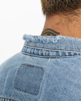 Vintage, 90s, Levi's, Denim, Jacket, The Real Deal, size extra large, colour Blue, newtown, sydney, australia, thrift store, opshop, preloved, secondhand, sustainable, retro, antique, 70s, 80s, 90s, 2000s, 00s, fashion, clothing, streetwear, trendy, garment, style, boutique, store, shop, archive, sale, cheap, best, top, Jackets