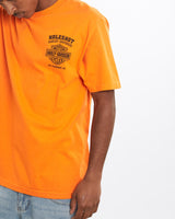 Vintage, Harley, Davidson, Tee, The Real Deal, size large, colour Orange, newtown, sydney, australia, thrift store, opshop, preloved, secondhand, sustainable, retro, antique, 70s, 80s, 90s, 2000s, 00s, fashion, clothing, streetwear, trendy, garment, style, boutique, store, shop, archive, sale, cheap, best, top, T-Shirts