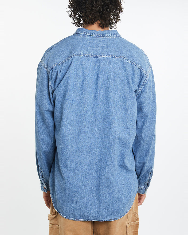 Vintage 90s Levi's Denim Button Up Shirt <br>XL , The Real Deal , newtown, sydney, australia, thrift store, opshop, preloved, secondhand, sustainable, retro, antique, 70s, 80s, 90s, 2000s, 00s, fashion, clothing, streetwear, trendy, garment, style, boutique, store, shop, archive, sale, cheap, best, top