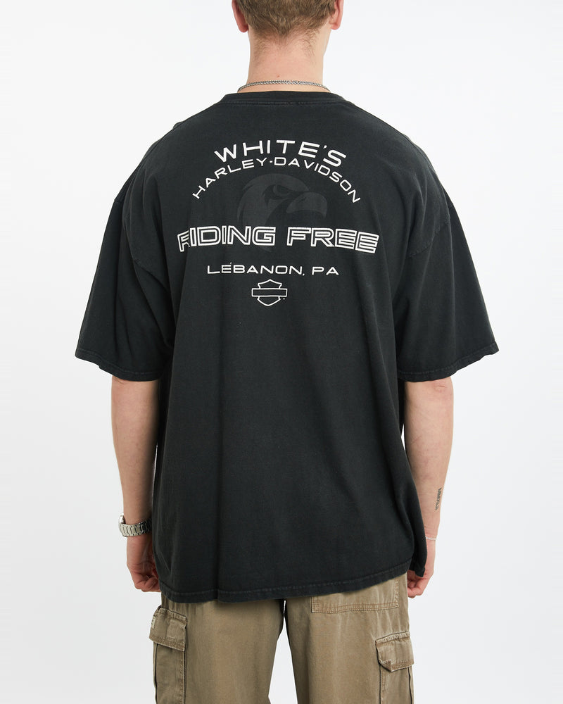 Vintage Harley Davidson Tee <br>XXL , The Real Deal , newtown, sydney, australia, thrift store, opshop, preloved, secondhand, sustainable, retro, antique, 70s, 80s, 90s, 2000s, 00s, fashion, clothing, streetwear, trendy, garment, style, boutique, store, shop, archive, sale, cheap, best, top