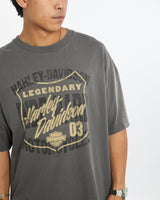 Vintage Harley Davidson Tee <br>XL , The Real Deal , newtown, sydney, australia, thrift store, opshop, preloved, secondhand, sustainable, retro, antique, 70s, 80s, 90s, 2000s, 00s, fashion, clothing, streetwear, trendy, garment, style, boutique, store, shop, archive, sale, cheap, best, top