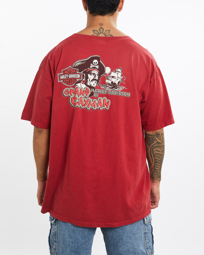 Vintage, Harley, Davidson, Tee, The Real Deal, size extra large, colour Red, newtown, sydney, australia, thrift store, opshop, preloved, secondhand, sustainable, retro, antique, 70s, 80s, 90s, 2000s, 00s, fashion, clothing, streetwear, trendy, garment, style, boutique, store, shop, archive, sale, cheap, best, top, T-Shirts