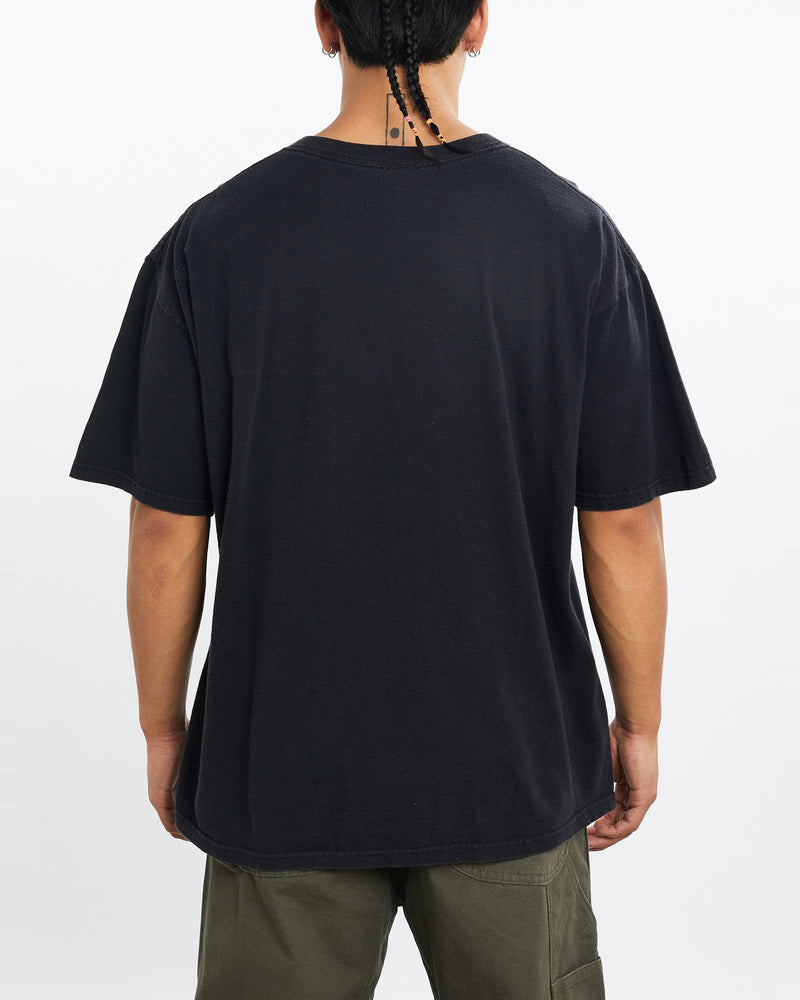 Vintage, Troy, Polamalu, NFL, Pittsburgh, Steelers, Tee, The Real Deal, size large, colour Black, newtown, sydney, australia, thrift store, opshop, preloved, secondhand, sustainable, retro, antique, 70s, 80s, 90s, 2000s, 00s, fashion, clothing, streetwear, trendy, garment, style, boutique, store, shop, archive, sale, cheap, best, top, T-Shirts