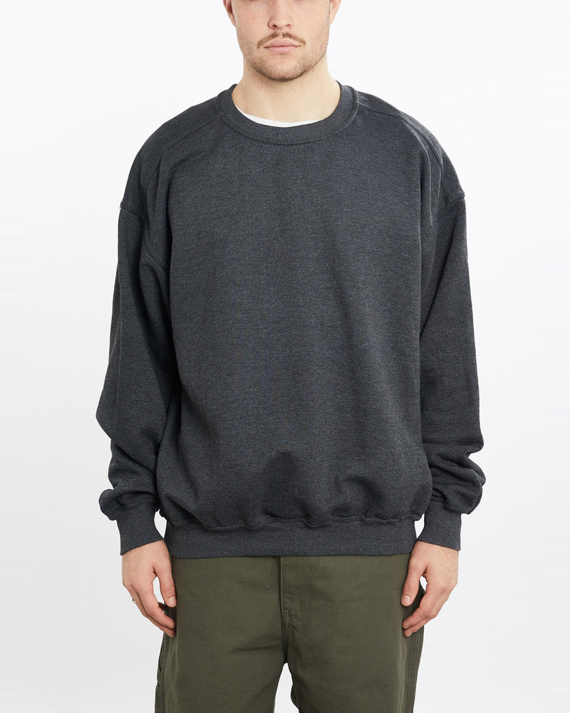 Vintage, 90s, Blank, Russell, Athletic, Sweatshirt, The Real Deal, size extra large, colour Grey, newtown, sydney, australia, thrift store, opshop, preloved, secondhand, sustainable, retro, antique, 70s, 80s, 90s, 2000s, 00s, fashion, clothing, streetwear, trendy, garment, style, boutique, store, shop, archive, sale, cheap, best, top, Sweats and hoodies