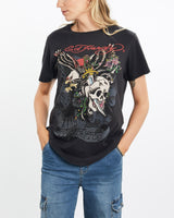 Vintage, Ed, Hardy, Tee, The Real Deal, size small, colour Black, newtown, sydney, australia, thrift store, opshop, preloved, secondhand, sustainable, retro, antique, 70s, 80s, 90s, 2000s, 00s, fashion, clothing, streetwear, trendy, garment, style, boutique, store, shop, archive, sale, cheap, best, top, T-Shirts