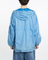 Vintage, 90s, Adidas, Windbreaker, Jacket, The Real Deal, size extra large, colour Blue, newtown, sydney, australia, thrift store, opshop, preloved, secondhand, sustainable, retro, antique, 70s, 80s, 90s, 2000s, 00s, fashion, clothing, streetwear, trendy, garment, style, boutique, store, shop, archive, sale, cheap, best, top, Jackets