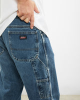 Vintage Dickies Denim Carpenter Pants <br>36" , The Real Deal , newtown, sydney, australia, thrift store, opshop, preloved, secondhand, sustainable, retro, antique, 70s, 80s, 90s, 2000s, 00s, fashion, clothing, streetwear, trendy, garment, style, boutique, store, shop, archive, sale, cheap, best, top