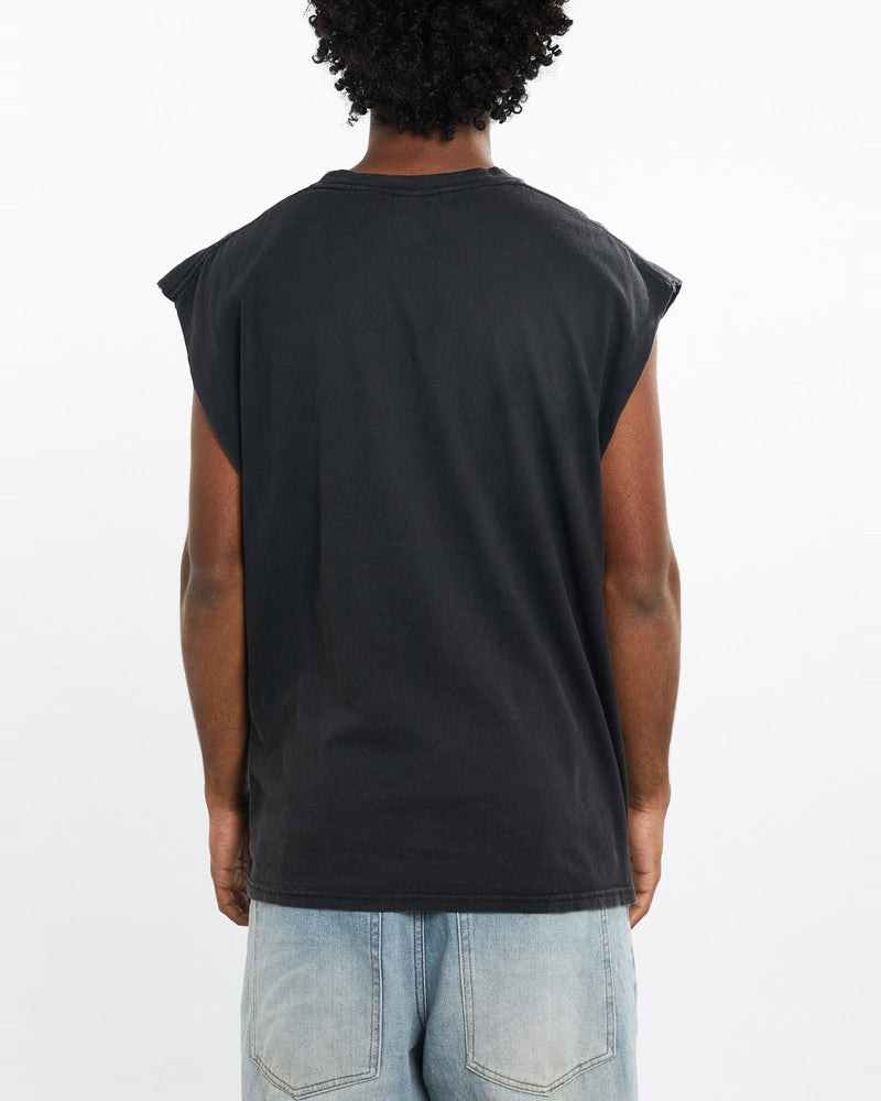 90s, Harley, Davidson, Tank, The Real Deal, size large, colour Black, newtown, sydney, australia, thrift store, opshop, preloved, secondhand, sustainable, retro, antique, 70s, 80s, 90s, 2000s, 00s, fashion, clothing, streetwear, trendy, garment, style, boutique, store, shop, archive, sale, cheap, best, top, T-Shirts