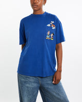 Vintage, 90s, Disney, Mickey, Mouse, Tee, The Real Deal, size medium, colour Blue, newtown, sydney, australia, thrift store, opshop, preloved, secondhand, sustainable, retro, antique, 70s, 80s, 90s, 2000s, 00s, fashion, clothing, streetwear, trendy, garment, style, boutique, store, shop, archive, sale, cheap, best, top, T-Shirts