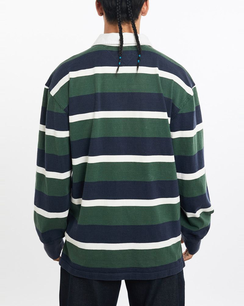 Vintage, Tommy, Hilfiger, Rugby, Shirt, The Real Deal, size extra large, colour Multicolour, newtown, sydney, australia, thrift store, opshop, preloved, secondhand, sustainable, retro, antique, 70s, 80s, 90s, 2000s, 00s, fashion, clothing, streetwear, trendy, garment, style, boutique, store, shop, archive, sale, cheap, best, top, Shirts