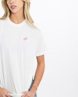 Vintage, 80s, Nike, Tee, The Real Deal, size extra small, colour White, newtown, sydney, australia, thrift store, opshop, preloved, secondhand, sustainable, retro, antique, 70s, 80s, 90s, 2000s, 00s, fashion, clothing, streetwear, trendy, garment, style, boutique, store, shop, archive, sale, cheap, best, top, T-Shirts