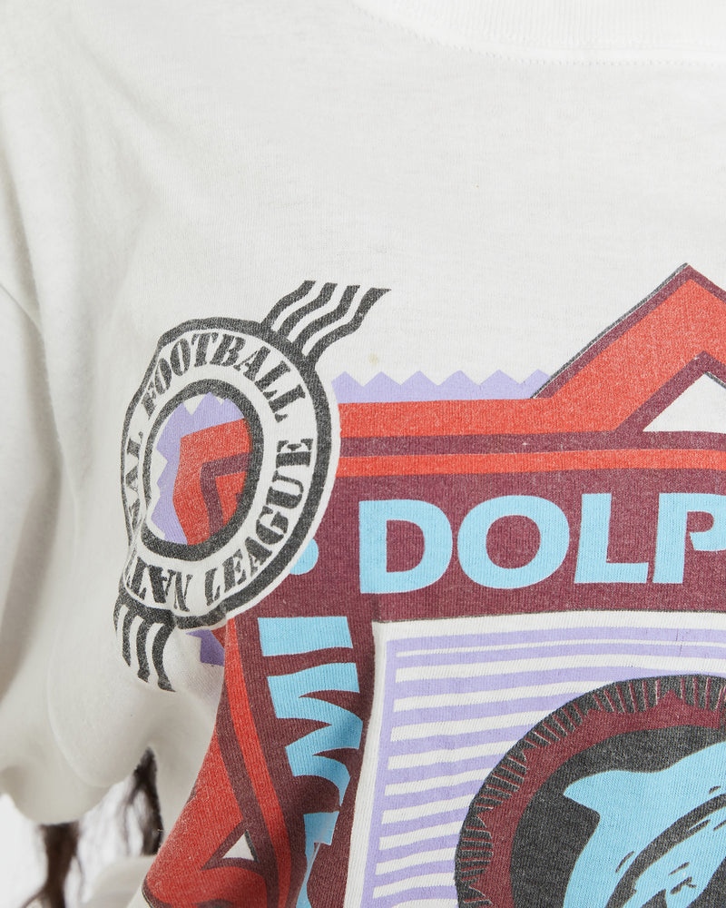 Vintage 90s NFL Miami Dolphins Tee <br>S , The Real Deal , newtown, sydney, australia, thrift store, opshop, preloved, secondhand, sustainable, retro, antique, 70s, 80s, 90s, 2000s, 00s, fashion, clothing, streetwear, trendy, garment, style, boutique, store, shop, archive, sale, cheap, best, top