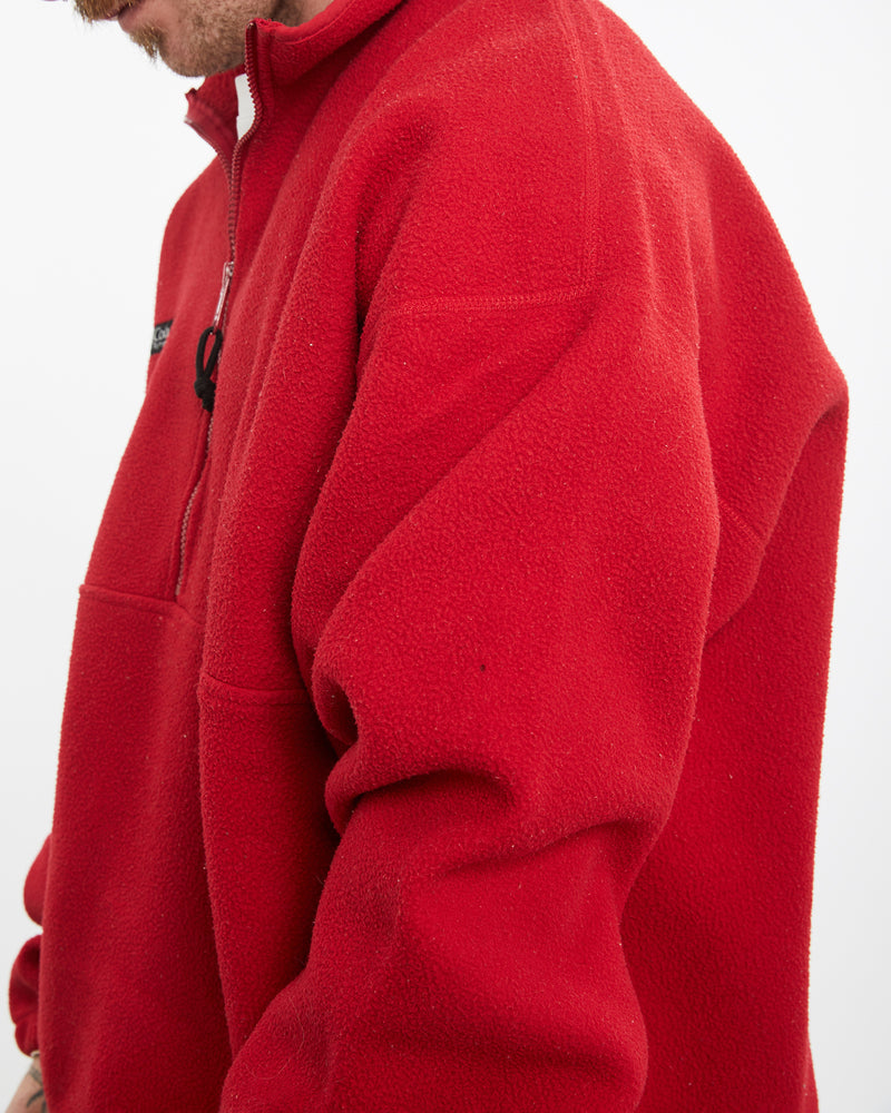 Vintage 90s Columbia Quarter Zip Fleece Sweatshirt <br>L , The Real Deal , newtown, sydney, australia, thrift store, opshop, preloved, secondhand, sustainable, retro, antique, 70s, 80s, 90s, 2000s, 00s, fashion, clothing, streetwear, trendy, garment, style, boutique, store, shop, archive, sale, cheap, best, top