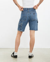 Vintage Wrangler Denim Carpenter Shorts <br>29" , The Real Deal , newtown, sydney, australia, thrift store, opshop, preloved, secondhand, sustainable, retro, antique, 70s, 80s, 90s, 2000s, 00s, fashion, clothing, streetwear, trendy, garment, style, boutique, store, shop, archive, sale, cheap, best, top