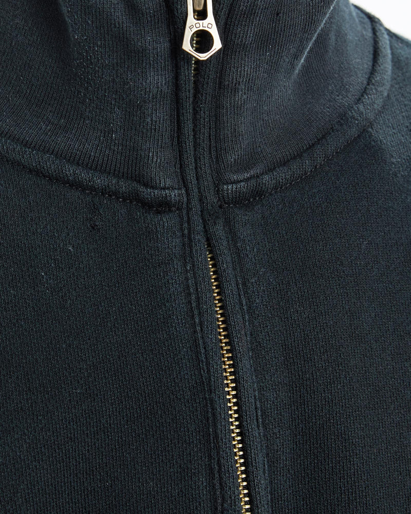 Vintage, 90s, Polo, Ralph, Lauren, Quarter, Zip, Sweatshirt, The Real Deal, size extra large, colour Black, newtown, sydney, australia, thrift store, opshop, preloved, secondhand, sustainable, retro, antique, 70s, 80s, 90s, 2000s, 00s, fashion, clothing, streetwear, trendy, garment, style, boutique, store, shop, archive, sale, cheap, best, top, Sweats and hoodies