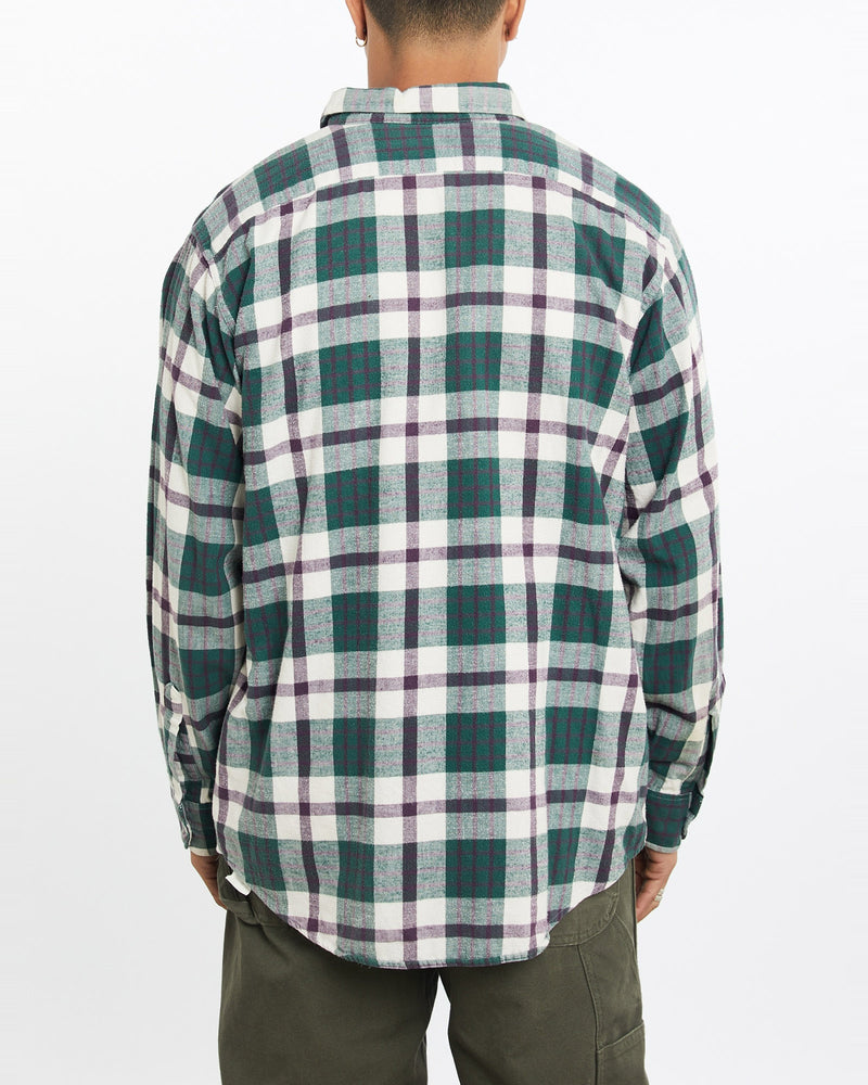 Vintage, 90s, L.L., Bean, Flannelette, Button, Up, Shirt, The Real Deal, size large, colour Multicolour, newtown, sydney, australia, thrift store, opshop, preloved, secondhand, sustainable, retro, antique, 70s, 80s, 90s, 2000s, 00s, fashion, clothing, streetwear, trendy, garment, style, boutique, store, shop, archive, sale, cheap, best, top, Shirts