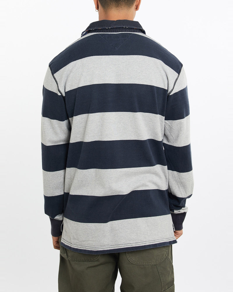 Vintage, Tommy, Hilfiger, Rugby, Shirt, The Real Deal, size large, colour Multicolour, newtown, sydney, australia, thrift store, opshop, preloved, secondhand, sustainable, retro, antique, 70s, 80s, 90s, 2000s, 00s, fashion, clothing, streetwear, trendy, garment, style, boutique, store, shop, archive, sale, cheap, best, top, Shirts