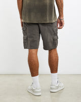 Vintage, Wrangler, Cargo, Shorts, The Real Deal, size 35", colour Grey, newtown, sydney, australia, thrift store, opshop, preloved, secondhand, sustainable, retro, antique, 70s, 80s, 90s, 2000s, 00s, fashion, clothing, streetwear, trendy, garment, style, boutique, store, shop, archive, sale, cheap, best, top, Shorts